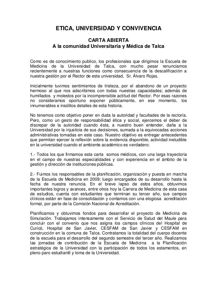 Carta renuncia