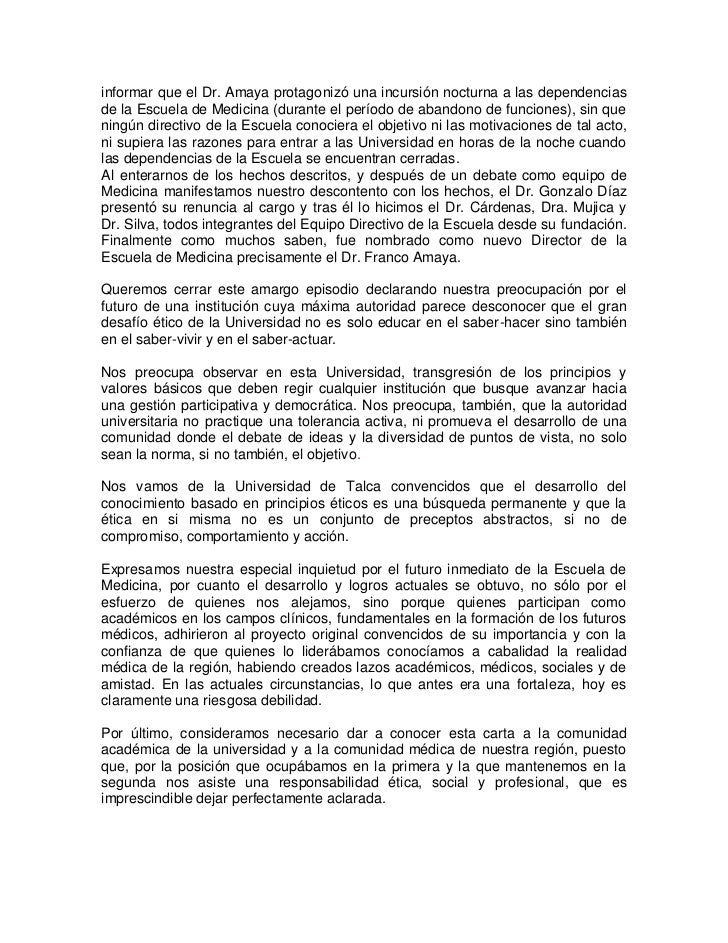 Carta renuncia