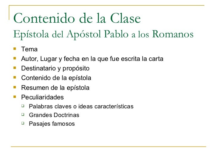 Cartas De Pablo