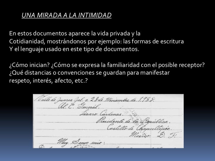 Cartas historicas