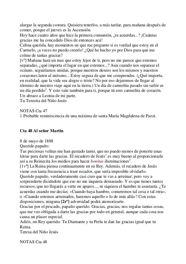 Cartas santa teresita de lisieux