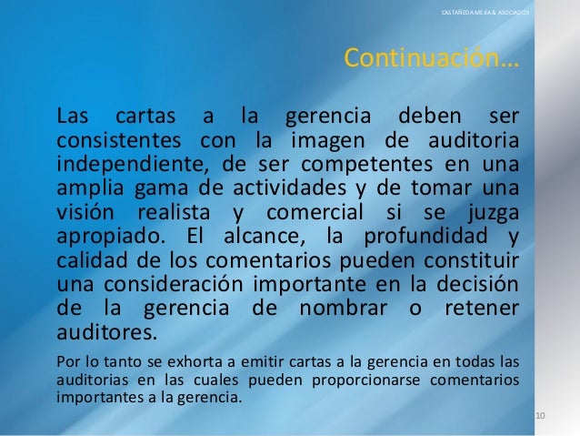 Cartas a la gerencia