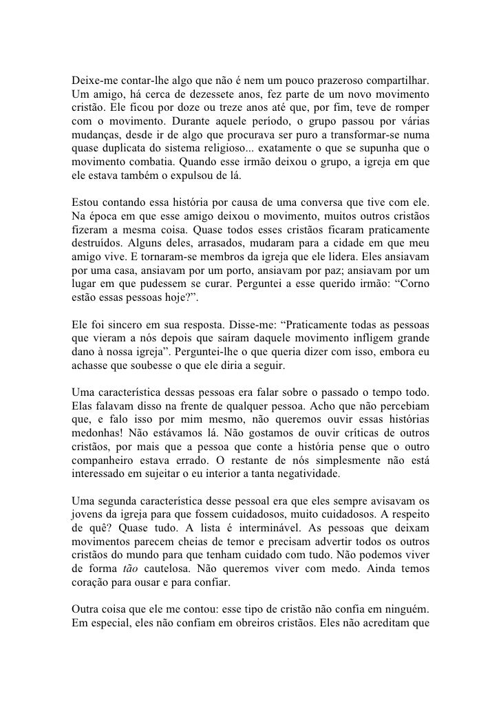 Cartas a um cristão arrasado Gene edwards
