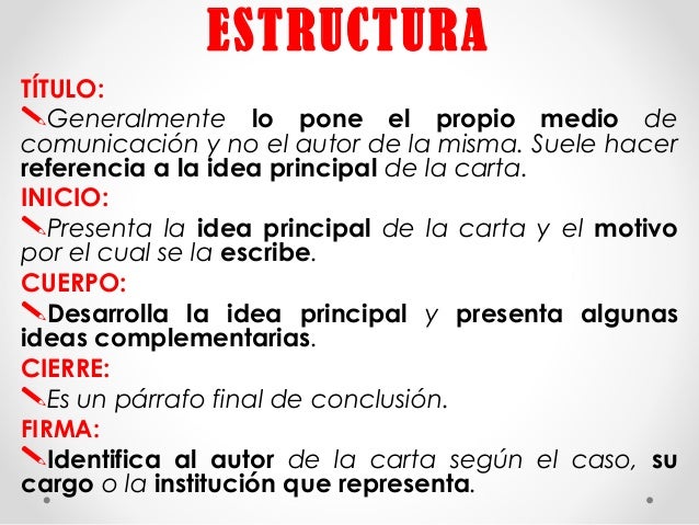 Cartas de lectores