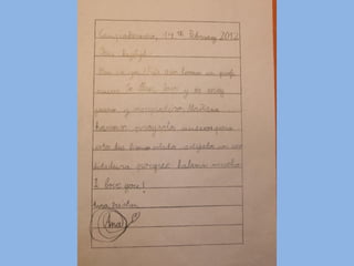 Cartas a la seño Kayleigh