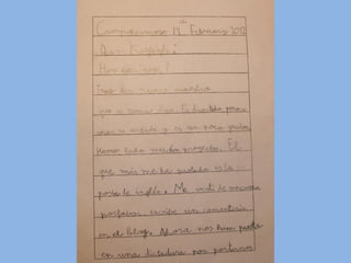 Cartas a la seño Kayleigh