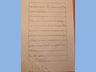 Cartas a la seño Kayleigh