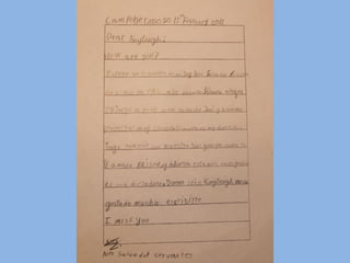 Cartas a la seño Kayleigh