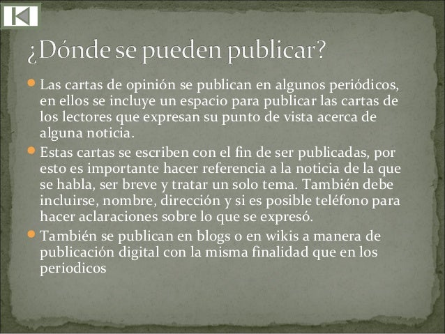Cartas+de+opinión+y+cartas+formales