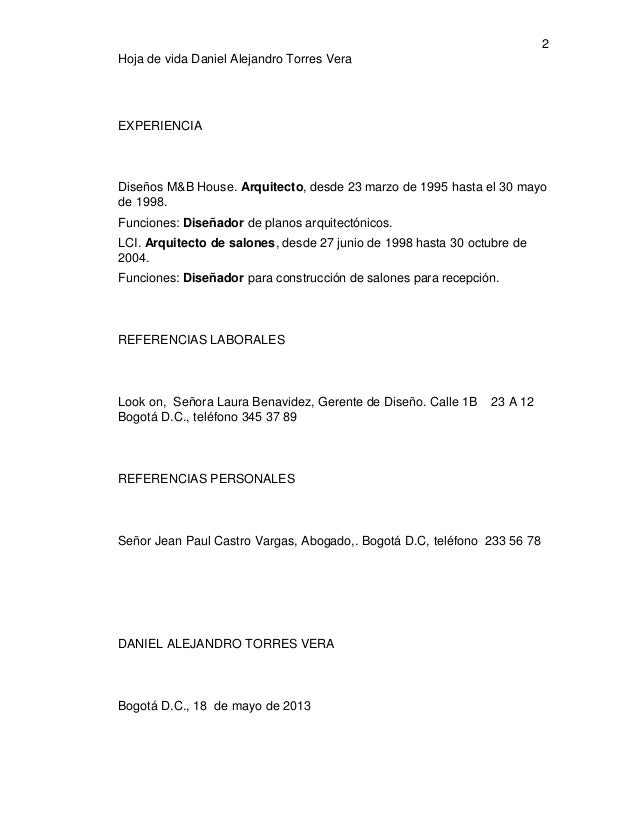 cartas referencia personal