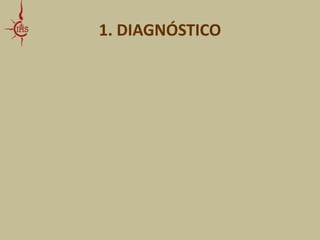 1. DIAGNÓSTICO 
Pues con los mismos elementos con que lo hizo Jesús de Nazaret: 
 