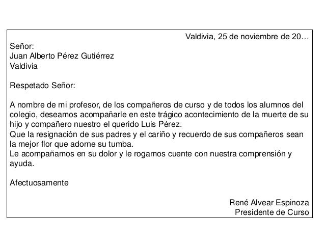 cartas formales cartas formales