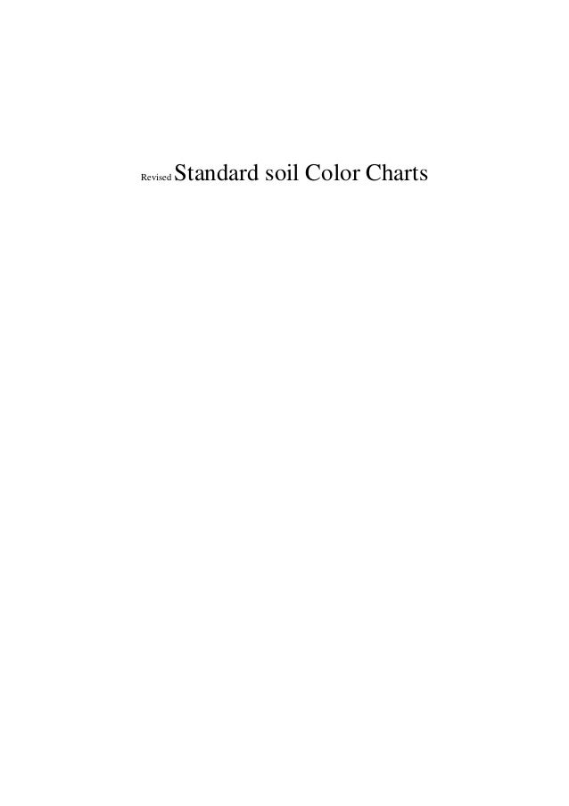 Standard Soil Color Charts