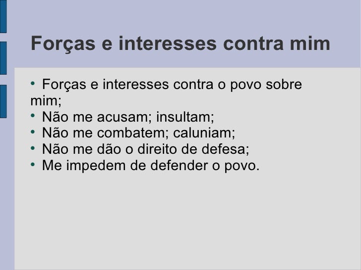 Carta testamento de vargas na linguagem power point
