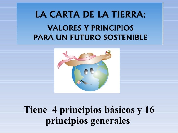 Carta tierra