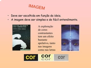 Cartaz em educação visual e tecnológica
