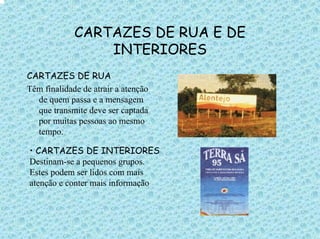 Cartaz em educação visual e tecnológica