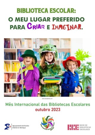Mês Internacional das Bibliotecas Escolares
outubro 2023
www.istockphoto.com
 