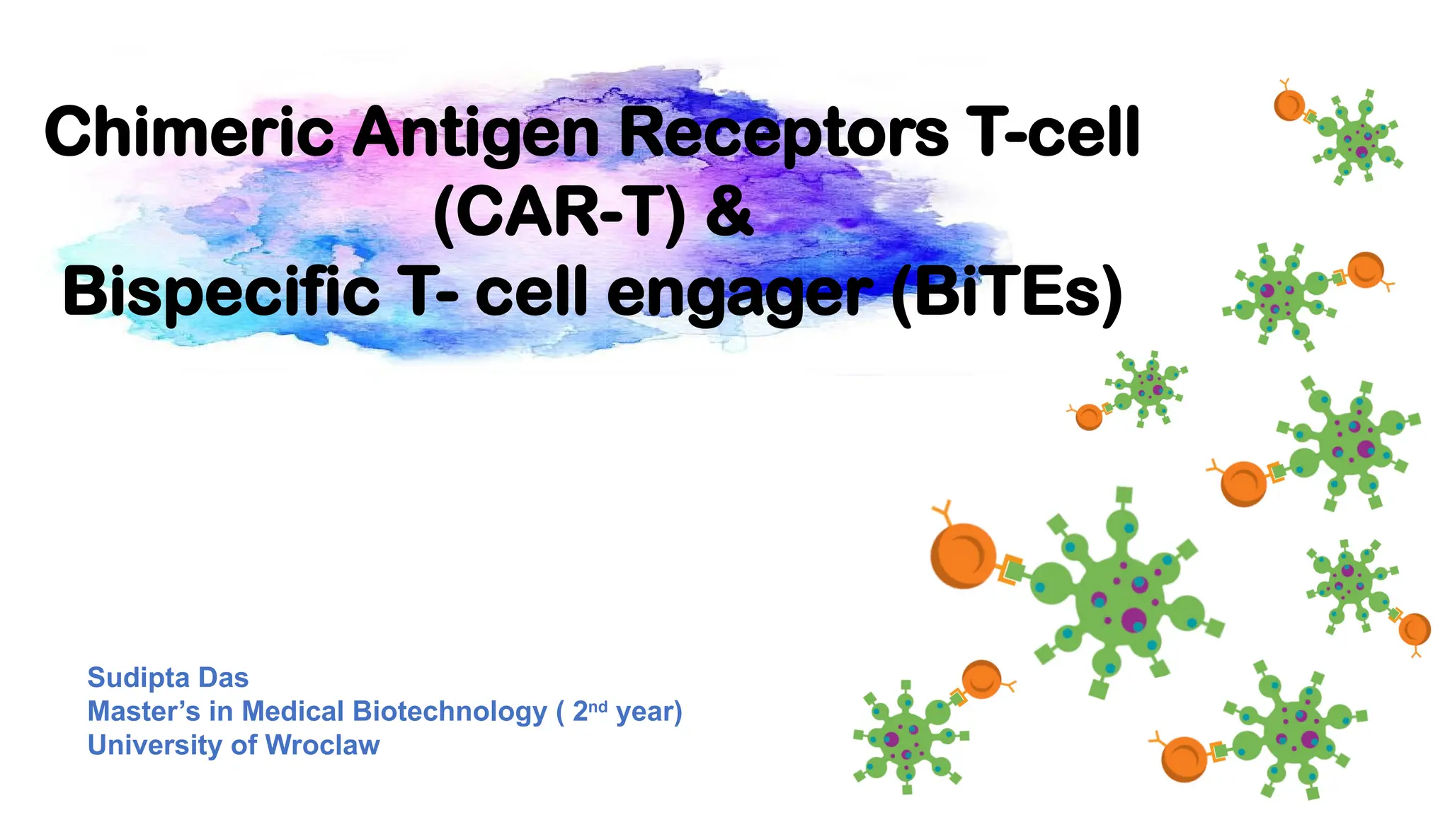 Chimeric Antigen Receptors T-cell (CAR-T) & Bispecific T- cell engager ...