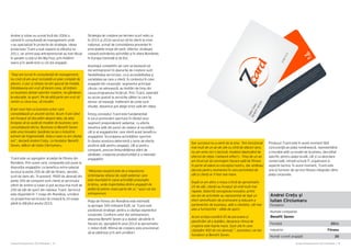 Cartea Antreprenorilor 2015 România | 33Cartea Antreprenorilor 2015 România | 32
Dar succesul nu a venit de la sine. “Am funcționat
mai mult de un an de zile cu cifră de afaceri zero,
nu am emis nici o factură, modelul depinzând de
efectul de rețea (network effect). Timp de un an
am încercat să convingem fiecare sală de fitness
în parte să adere la conceptul nostru, dar amânau
decizia pentru momentul în care portofoliul de
săli și clienți ar fi fost mai mare.
După ce am atins o masa critică de aproximativ
25 de săli, clienții au început să vină mult mai
repede. Datorită conceptului inovator, primii
doi ani de activitate au reprezentat de fapt un
efort semnificativ de promovare și educare a
partenerilor de business, atât a clienților, cât mai
ales a furnizorilor - sălile de sport.
Acum echipa numără 20 de persoane și
planificăm să o dublăm, deoarece ritmul de
creștere este foarte mare. Sunt zile în care
câștigăm 400 de noi abonați.”, povestesc cei doi
fondatori ai Benefit Seven.
Acest card este proprietatea Beneﬁt Seven. Cardul nu este valabil fără semnătura. Cardul este valabil exclusiv cu
prezentarea unui document de identitate. Acest card poate ﬁ utilizat numai de către persoana nominalizată pe avers,
cu respectarea condițiilor stipulate la emitere. Regulamentul de utilizare a cardului se aﬂă pe www.7card.ro
Info suplimentar: ofﬁce@beneﬁtseven.ro
SEMNATURA
iulianCretu
BENEFITSEVEN
21877777
Produsul 7card este în acest moment fără
concurență pe piața românească, reprezentând
o inovație atât ca model de business, dezvoltat
specific pentru piața locală, cât și ca abordare
comercială, infrastructură IT, organizare și
aspecte tactice. În acest moment, 7card este
unicul furnizor de servicii fitness integrate către
piața corporate.
Andrei Crețu și
Iulian Cîrciumaru
Fondatori
Numele companiei
Benefit Seven
Fondată 2011
Industrie Fitness
Număr curent angajați 20
Andrei și Iulian au urmat încă din 2006 o
carieră în consultanță de management unde
s-au specializat în proiecte de strategie. Ideea
proiectului 7card a luat naștere la sfârșitul lui
2011, iar primii pași antreprenoriali au fost făcuți
în paralel cu job-ul din Big Four, prin întâlniri
seara și în week-end cu cei doi angajați.
“Deși am lucrat în consultanță de management,
nu cred că am avut niciodată un plan complet de
afaceri, ci pur și simplu ne-am apucat de treabă.
Întotdeauna am vrut să facem ceva, să inițiem
un business aliniat valorilor noastre, ne gândeam
la educație, la sport. Pe de altă parte am vrut să
venim cu ceva nou, să inovăm.
Eram mari fani ai business-urilor care
consolidează un anumit sector. Acum 4 ani când
am început să discutăm despre idee, de abia
începea să se audă de modele de business care
consolidează oferta. Business-ul Benefit Seven
este unul inovator, bazându-se pe o industrie
extrem de fragmentată. Asta e ceea ce am căutat
noi”, declară Andrei Crețu, co-fondator Benefit
Seven, alături de Iulian Cârciumaru.
7card este un agregator al pieței de fitness din
România. Prin acest card, companiile pot pune la
dispoziția angajaților ca beneficiu extra-salarial
accesul la peste 200 de săli de fitness, aerobic,
școli de dans etc. În prezent, 9000 de abonați din
peste 300 de companii sunt clienți ai serviciului
oferit de Andrei și Iulian și pot accesa mai mult de
200 de săli de sport din rețeaua 7card. Serviciul
este disponibil în 7 orașe din România, urmând
ca acoperirea serviciului să crească la 10 orașe
până la sfârșitul anului 2015.
Strategia de creștere pe termen scurt este ca
în 2015 și 2016 serviciul să fie oferit la nivel
național, urmat de consolidarea prezenței în
principalele orașe din țară. Ulterior, strategia
vizează extinderea activității și în afara României,
în Europa Centrală și de Est.
Avantajul competitiv pe care se bazează cei
doi antreprenori în planurile de creștere sunt
flexibilitatea serviciului, ca și accesibilitatea și
varietatea pe care o oferă, în contextul în care
angajații din corporații, segmentul principal
căruia i se adresează, au limitări de timp din
cauza programului încărcat. Prin 7card, salariații
au acces gratuit la serviciile sălilor la care își
doresc să meargă, indiferent de unde sunt
situate, deoarece pot alege orice sală din rețea.
Întreg conceptul 7card este fundamentat
în jurul promovării sportului în rândul unui
segment preponderent sedentar, cu efecte
benefice atât din punct de vedere al societății,
cât și al angajatorilor care oferă acest beneficiu
angajaților. Încurajarea activităților sportive
în rândul acestora determină o serie de efecte
pozitive atât pentru angajați, cât și pentru
companii, precum îmbunătățirea stării de
sănătate, creșterea productivității și a retenției
angajaților.
“Misiunea noastră este de a impulsiona
schimbarea stilului de viață sedentar care
este inevitabil în cazul activității prelungite
la birou, unde majoritatea dintre angajații de
astăzi își petrec mare parte din zi,” spun cei doi
antreprenori.
Piața de fitness din România este estimată
la aproape 300 milioane EUR, iar 7card este
poziționat strategic pentru a câștiga segmentul
corporate. Conform celor doi antreprenori,
afacerea Benefit Seven și-a dublat vânzările în
fiecare an, ajungând în anul 2014 la aproximativ
1 milion EUR. Ritmul de creștere este previzionat
să se păstreze și în anii următori.
 