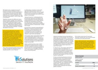 Cartea Antreprenorilor 2015 România | 47Cartea Antreprenorilor 2015 România | 46
Indiferent de strategia financiară abordată de-a
lungul celor 13 ani de activitate, Florin Scarlat s-a
axat pe păstrarea la nivel minim a costurilor fixe,
pe maximizarea EBITDA și, în ultima perioadă, pe
optimizarea recuperării creanțelor. „Am renunțat
la clienții care nu plăteau la timp pentru că aveam
un cost de oportunitate prea mare și am căutat
clienți buni platnici. Acest lucru m-a adus în 2012
la o scădere a cifrei de afaceri fața de 2011”,
spune Florin Scarlat.
În ultimii trei ani, cifra de afaceri a Bit Solutions
s-a situat în medie la 350.000 EUR, la un
număr mediu de 10 salariați. În 2015, evoluția
vânzărilor este foarte bună, în primele 6 luni
ale anului înregistrându-se deja 80% din nivelul
cifrei de afaceri din 2014. În prezent, activitatea
Bit Solutions este finanțată din fonduri proprii și
leasing-uri operaționale.
În linie cu viziunea de promovare și livrare de
excelență în servicii, Florin Scarlat derulează
în cadrul companiei un program de cursuri
interne de IT și excelență în servicii pentru
tinerii studenți, pentru ca aceștia să asimileze
cunoștințe specifice, dar și abordarea calitativă
asupra muncii. “Viziunea noastră este că
indiferent de domeniul în care vor activa,
excelența trebuie să facă parte din modul de
gândire al fiecăruia.”
Florin Scarlat crede profund în două valori
imprimate companiei sale, care au fost principiale
în formarea unei echipe performante:
“Cred cu tărie în două valori: responsabilitate și
loialitate. Consider că dacă am fi responsabili și
ne-am asuma alegerile și când greșim, nu numai
când avem succes, am putea să devenim mai
buni. Îmi place să cred în loialitatea oamenilor
mei care pot să îmi spună absolut orice, și atunci
când au probleme să căutam soluții împreună”,
încheie Florin Scarlat.
Florin Scarlat
Director General
Numele companiei
Bit Solutions
Fondată 2002
Industrie IT
Număr curent angajați 12
Bit Solutions este o companie de servicii IT
prezentă pe piața din România din 2002. A
început ca un proiect a doi tineri pasionați de IT,
cu convingerea că pot oferi servicii de calitate
superioară, într-un sector fragmentat, aflat la
început de drum. În prezent compania are 4 linii
de business: externalizare IT, servicii cloud, CRM
și consultanță IT.
Segmentul vizat este cel al IMM-urilor care au
nevoie de soluții IT complete. Cele 4 direcții de
business asigură toată gama de servicii necesară
unei companii, astfel încât să aibă un singur
furnizor IT, simplificându-și astfel operațiunile.
Compania se diferențiază pe piață prin soluții IT
“tailor made“, echipa de specialiști deținând nu
numai cunoștințe tehnice avansate, ci și abilități
dezvoltate de comunicare.
“Noi vrem să ne diferențiem prin oameni.
De aceea sloganul nostru este <<Servicii
IT însuflețite>>. Îmi doresc să ofer servicii
excelente pe partea de IT. La acest lucru vrem
să surprindem. Am făcut o cercetare de piață și
am văzut că în toate firmele, fie că au serviciile
IT externalizate, fie că au departament intern,
specialiștii IT nu sunt percepuți pozitiv.
De aceea strategia noastră și toate eforturile
firmei sunt orientate spre livrarea de excelență
în servicii. Dacă pot face asta, sunt convins că nu
mă va putea depăși nicio altă firmă concurentă,
mai ales dacă voi fi fost primul care să ofere astfel
de servicii pe piață”, declară Florin Scarlat,
Director General Bit Solutions.
Atunci când a terminat Facultatea de Electronică,
în 2000, activitatea de antreprenor era mai
degrabă asociată cu a unui “afacerist”.
Cu tatăl profesor universitar și mama medic,
sfatul către tânărul absolvent a fost să își
găsească un job. Prin urmare, Florin s-a angajat
la Institutul de Fizică Atomică de la Măgurele,
unde a lucrat timp de patru ani, din care 2 ani în
paralel cu firma proprie.
“Dacă aș fi lucrat într-o multinațională câțiva
ani cred că aș fi ajuns un pic mai departe și aș
fi evitat multe greșeli. Mi-a lipsit această parte
de experiență de lucru într-un mediu organizat,
să înțeleg cum funcționează un business, și
nici n-am muncit de la 16 ani pentru a învăța
semnificația banului. Până să termin facultatea și
masterul nu am știut ce înseamnă banii”, adaugă
Florin Scarlat.
În doi ani Florin a avansat în poziția deținută la
Măgurele și a început să coordoneze proiecte
de cercetare. Lipsa de tehnologie de calcul
în domeniu făcea ca în fiecare proiect să
se achiziționeze cel puțin un calculator sau
imprimantă, mai ales că produsele nu erau
vândute cu suport tehnic post-garanție.
Florin Scarlat a văzut o oportunitate de business
în această deficiență a pieței de atunci și, în
2002, a fondat Bit Solutions, cu misiunea de a
oferi în mod profesionist servicii IT companiilor.
În 2004 Bit Solutions a semnat primul contract
de servicii, iar începând cu anul 2006 firma a
început să se dezvolte.
Odată cu pierderea primului client, în 2007,
antreprenorul a realizat nevoia de a câștiga
mai multe cunoștințe de business, de aceea s-a
înscris la o serie de cursuri de management, iar
în anul 2010 la un curs de EMBA. Finalizat în
2012, acest program l-a ajutat să își formeze
propria viziune de business.
 