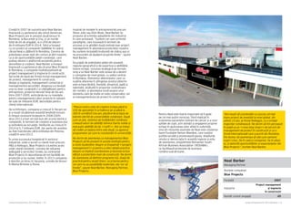 Cartea Antreprenorilor 2015 România | 51Cartea Antreprenorilor 2015 România | 50
Neal Barber
Managing Partner
Numele companiei
Blue Projects
Fondată 2007
Industrie
Project management
și inginerie
în construcții
Număr curent angajați 65
Pentru Neal este foarte important să îi ajute
pe cei mai puțini norocoși, fiind implicat în
susținerea pacienților bolnavi de cancer și a unor
spitale de copii, prin donații și angajarea propriei
echipe în ajutorarea celor aflați în suferință.
Una din misiunile asumate de Neal este creșterea
bazei Fundației Nelson Mandela, care susține
justiția socială și promovează pacea, drepturile
omului și democrația în această regiune și este,
de asemenea, președintele Romanian South
African Business Association (ROSABA),
ce facilitează proiectele de business
româno-sud-africane.
“Am reușit să coordonăm cu succes cel mai
mare proiect de investiții la nivel global, din
ultimii 15 ani, al firmei Kellogg's, cu o echipă
majoritar românească. Ne dorim să fim percepuți
în piață ca un <<one-stop shop>> de servicii de
management de proiect în construcții și ca o
firmă internațională care a pornit din România.
Îmi doresc de asemenea să văd cum oamenii
noștri cresc, fie în cadrul companiei, fie în afara
ei, și datorită oportunităților și experiențelor din
Blue Projects”, încheie Neal Barber.
Creată în 2007 de sud-africanul Neal Barber
împreună cu partenerul său Umut Demircan,
Blue Projects are in prezent două birouri în
România, la București și Cluj, și un număr
total de 65 de angajați, la o cifră de afaceri
de 4 milioane EUR în 2014. Totul a început
cu un proiect al companiei SabMiller în cadrul
căruia Neal a călătorit în România. Convins de
potențialul uman ieșit din comun al țării noastre,
ca și de oportunitățile pieței românești, care
puteau deveni o platformă excelentă pentru
dezvoltare și creștere, Neal Barber a început
împreună cu partenerul său drumul Blue Projects
în România, o companie multidisciplinară de
project management și inginerie în construcții.
Serviciile de bază ale firmei includ management
de proiect, management în construcții,
design și inginerie, management comercial și
managementul securității. Alegerea s-a dovedit
una nu doar curajoasă ci și câștigătoare pentru
antreprenor, proiectul derulat timp de doi ani,
între 2007-2009, extinzându-se cu mandate
pentru managementul altor proiecte în valoare
de sute de milioane EUR, dezvoltate pentru
clienți internaționali.
De la înființare, compania a crescut în fiecare an
și a reușit să păstreze această tendință inclusiv
în timpul recesiunii începute în 2008-2009.
Anul 2013 a fost cel mai bun din scurta istorie a
companiei, în termeni de creștere a business-ului
și extindere pe noi piețe. Veniturile au crescut în
2014 la 5,7 milioane EUR, dar parte din acestea
au fost transferate către entitatea din Polonia,
creată în anul 2013.
În urma succesului înregistrat în sectorul
industrial, unde a lucrat cu clienți mari precum
P&G și Kellogg’s, Blue Projects s-a extins acolo
unde clienții existenți, convinși de valoarea
adăugată a serviciilor livrate, au contractat
Blue Projects în dezvoltarea de noi facilități de
producție și nu numai. Astfel, în 2013 compania
a deschis un birou în Varșovia, urmate de birouri
în Marea Britanie și Rusia.
Inspirat de modele în antreprenoriat precum
Steve Jobs sau Elon Musk, Neal Barber își
propune să schimbe așteptările din industria
în care activează. “Suntem cei care schimbă
paradigme, care inovează în termeni de
procese și ne ghidăm după metoda lean project
management în abordarea proiectelor noastre.
Nu suntem niciodată mulțumiți de status quo și
ne provocăm să depășim propriile limite”, spune
Neal Barber.
Încurajați de potențialul pieței din această
regiune geografică și de expertiza și abilitățile
tinerei echipe, viziunea strategică pe termen
lung a lui Neal Barber este aceea de a deveni
o companie de nivel global, cu sediul central
în România. Elementul diferențiator care va
susține afacerea în atingerea acestui obiectiv
este echipa tânără, flexibilă, dinamică, agilă și
talentată, alcătuită în proporție covârșitoare
din români, și abordarea nouă asupra unui
domeniu care de multe ori este conservator, cel
al managementului de proiect în construcții.
“Planul nostru este să creștem echipa până la
100 de specialiști în următorul an și până la
300 în următorii trei ani, plecând de la baza de
talente oferită de universitățile românești. După
cum se știe, sistemul de învățământ românesc
creează seturi de abilități tehnice foarte solide și
mai puțin abilități de tip <<soft>>. Noi va trebui
să creăm un balans între cele două, cu ajutorul
programelor pe care le coordonăm în universități.
Ne dorim de asemenea ca managementul Blue
Projects să fie prezent în aceste instituții pentru
a vorbi studenților despre ce înseamnă <<project
management>> și pentru a oferi detalii practice
despre ce implică coordonarea și ducerea la bun
sfârșit a proiectelor mari de construcții. Ne dorim
de asemenea să definim programe noi, stagii de
practică pentru acești tineri, ca și burse pentru
cei care nu au posibilități materiale, dar vor să
învețe“, spune Neal Barber, Managing Partner,
Blue Projects.
 