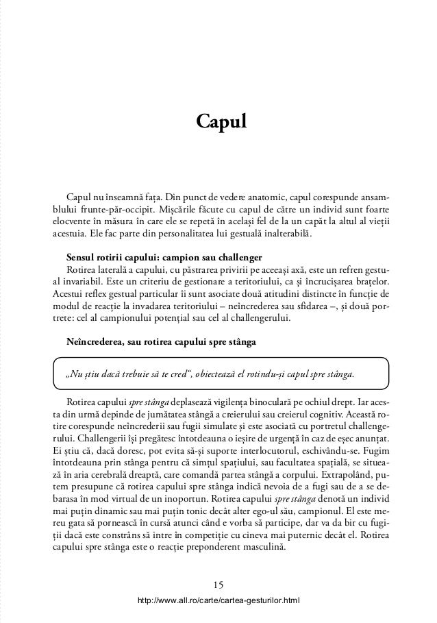 Carte a gesturilor pdf download