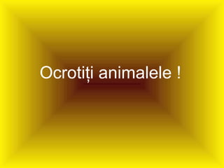 Cartea roşie animalele | PPT