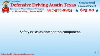 Safety exists as another top component.
 