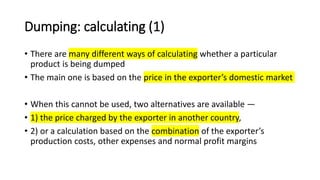 Cartel - Price discrimination - Dumping - Commodity Agreement | PPTX