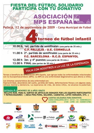 4º torneo de futbol Mps