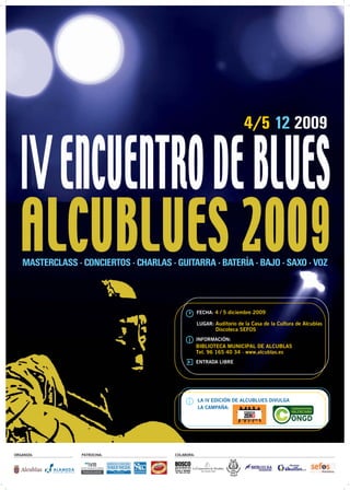 Cartel Alcublues Dic 2009 Tz