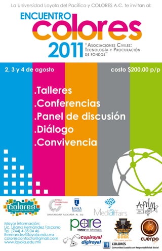 Encuentro COLORES 2011- Tecnología y Procuración de Fondos