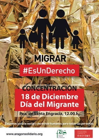 Concentración "Migrar es un derecho"