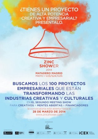 Cartel convocatoria Meeting-Show Zinc Shower 2014