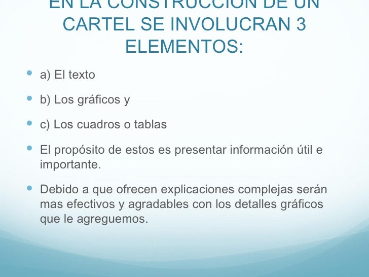 Cartel de invest.