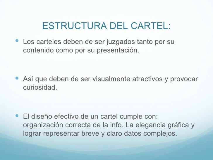 Cartel de invest.