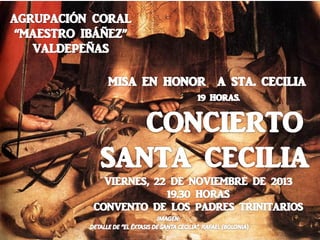 Cartel de Santa Cecilia 2013