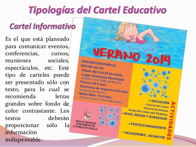 Cartel educativo