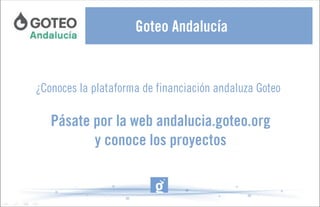 Guadalinfo transforma el territorio
DEBATESIC
 