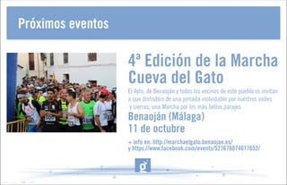 Guadalinfo transforma el territorio
+ info en: http://marchaelgato.benaojan.es/
y https://www.facebook.com/events/527676074017652/
 
