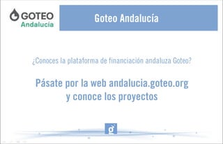 Guadalinfo transforma el territorio
DEBATESIC
 