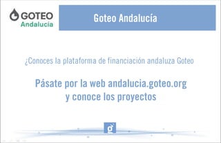 Guadalinfo transforma el territorio
DEBATESIC
 