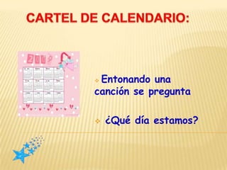  Entonando una
canción se pregunta
 ¿Qué día estamos?
 