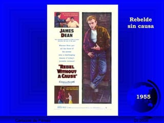 Cartazes de Filmes DI 2008
1955
Rebelde
sin causa
 