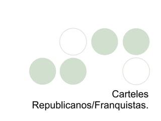 Carteles Republicanos/Franquistas. 