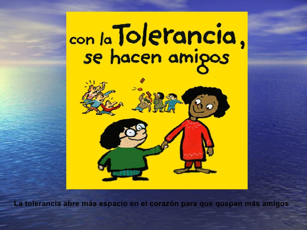 Carteles Sobre La Tolerancia Para Los NiñOs