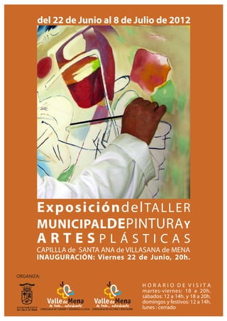 Cartel exposición taller municipal 