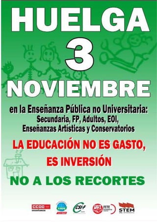 Cartel huelga 3_noviembre