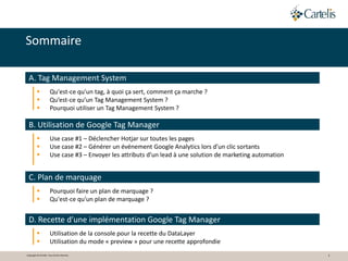 Cartelis formation-google-tag-manager Slide 2